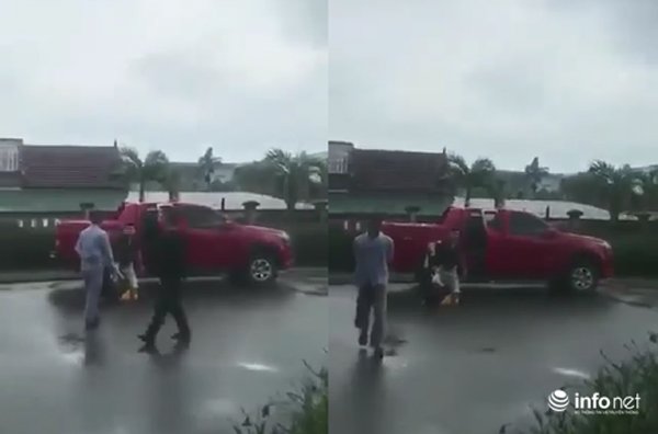 Cựu cán bộ công an đánh vợ cũ dã man tại sân bệnh viện gây phẫn nộ - 2