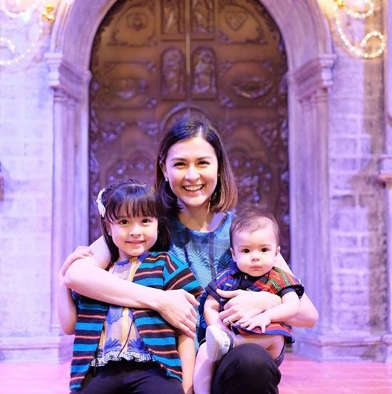 Marian Rivera took her children out to play, the two kids amp;#34;beatamp;#34; mother couldn't bear to love her beauty - 3