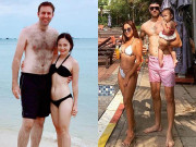 Làm mẹ - Mỹ nhân Việt nhỏ bé yêu chồng Tây cao lớn, lúc có thai con sinh ra ai cũng ghen tỵ