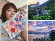 Nhà đẹp - Nghỉ hưu ở tuổi 40, người phụ nữ xây nhà trên đồi đẹp rụng rời với 400 loại hoa