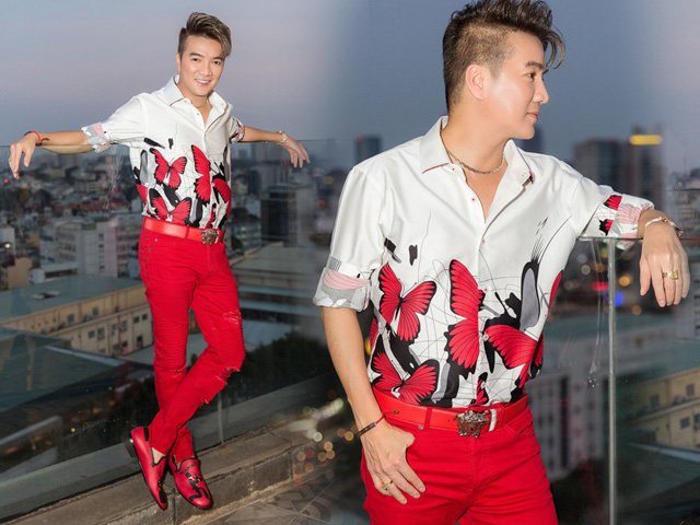 Diện cả cây đỏ đi chấm thi, Đàm Vĩnh Hưng chứng tỏ danh xưng quý ông sành điệu của Vbiz