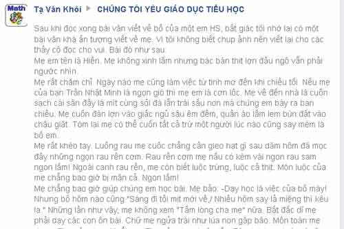 4 bài văn tả mẹ: Thầy giáo chấm 10 điểm, bật khóc ngay khi đọc dòng đầu tiên - 4