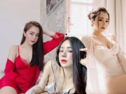 Thời trang - Hot girl tạo dáng khiêu gợi với đồ ngủ mỏng tang làm dân tình chẳng thể chớp mắt