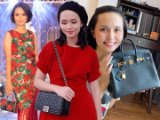 Thời trang - Chị gái công chúa béo Quỳnh Anh ăn mặc sang chảnh, túi Hermes nhiều hơn cả em gái