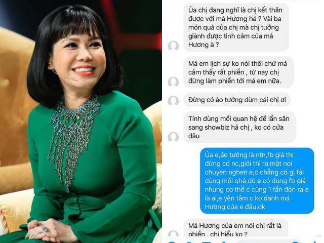 Nhiều người bênh vực khi Việt Hương nổi đoá, mắng chửi fan cuồng không có giáo dục