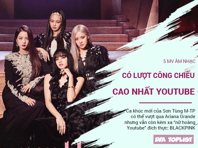 Top 5 MV có view công chiếu cao nhất Youtube: Sơn Tùng lọt top nhưng chỉ bằng nửa BLACKPINK