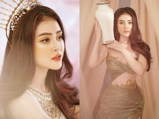 Sao Việt - Vừa tốt nghiệp lớp diễn xuất, Á hậu Lý Kim Thảo liền học thêm lớp MC chuyên nghiệp