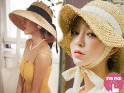 Thời trang - 6 mẫu mũ cói được nhiều chị em săn lùng, diện đi du lịch vùng nắng gắt là chuẩn nhất
