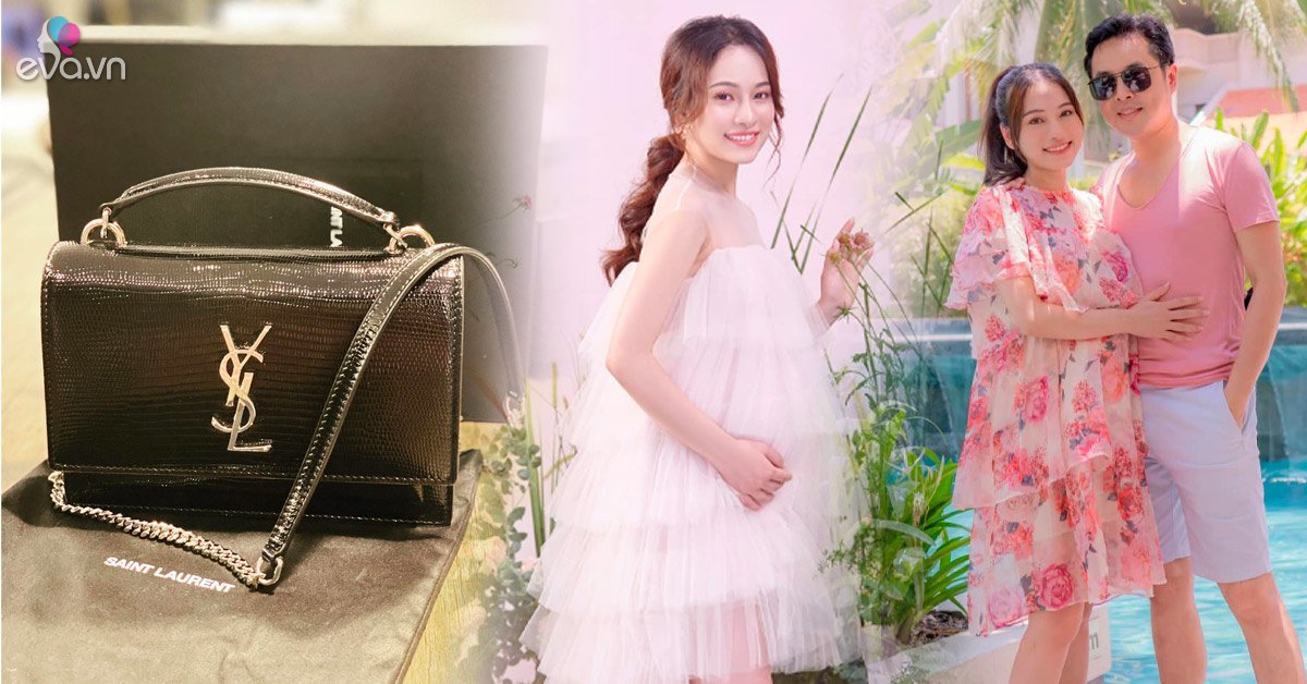 Dương Khắc Linh tặng túi hiệu, chăm diện đồ đôi khi vợ trẻ có em bé