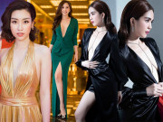 Thời trang - Cũng diện váy xẻ ngực như bao người, Ngọc Trinh lại thất thủ vì vòng 1 "bốc hơi"