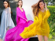 Thời trang - Kiểu váy liền được Hà Hồ ưu ái, mặc đi du lịch biển vừa đẹp lại khỏi lo đen da