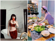 Nhà đẹp - Lâu lâu lại chụp ảnh táo bạo,  Elly Trần vô tình khoe trọn căn nhà đang sống cùng 2 con