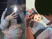 Bà bầu - Mẫu nữ 16 tuổi đình đám sinh con đầu lòng, mới lớp 11 đã cưới bạn trai hơn 2 tuổi