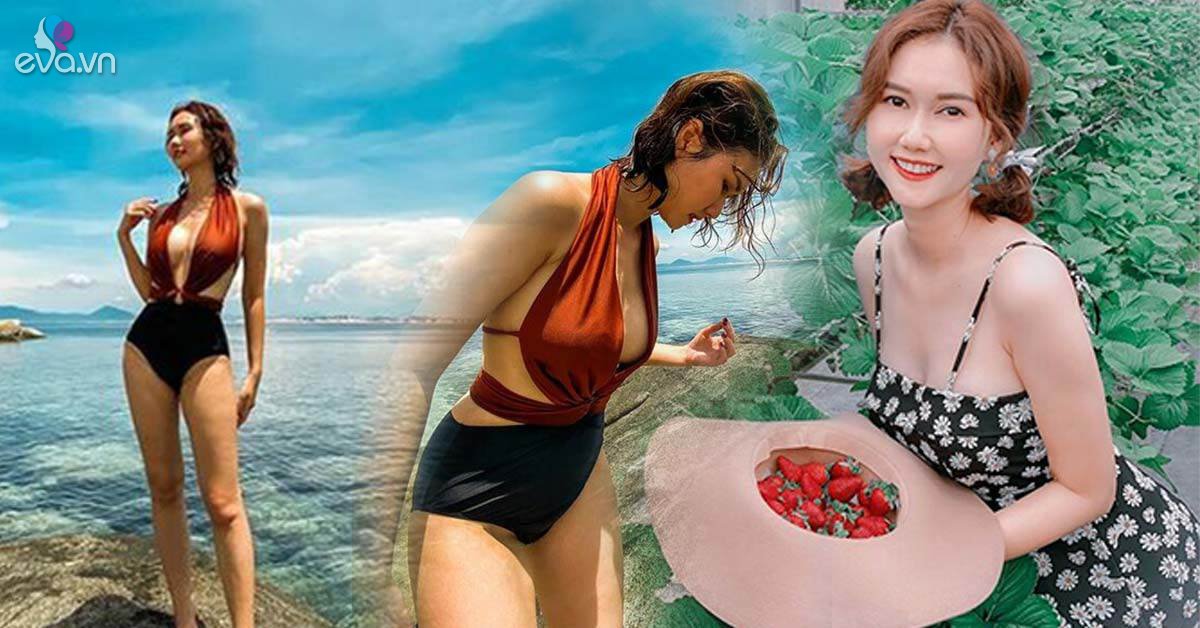 Nghỉ bán hoa quả ít lâu, chị Mận mạnh dạn hơn hẳn trong việc phô diễn vóc dáng gợi cảm