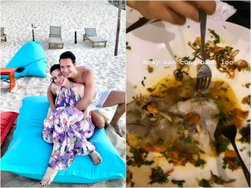 Dẫn người yêu về quê, bà bầu Hồ Ngọc Hà ăn đã đời đặc sản quê nhà không biết chán
