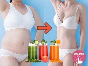 Lười tập thể dục, nàng cứ uống 6 loại nước thần giảm mỡ bụng “cấp tốc” trong 1 tuần