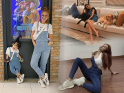 Thời trang - Các hot-mom Vbiz đua nhau diện quần yếm "cưa sừng làm nghé": Hà Tăng ngọt ngào, Elly Trần gợi cảm