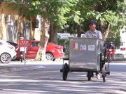 Clip Eva - Sinh viên Hà Nội chế tạo xe gom rác thông minh hỗ trợ công nhân môi trường