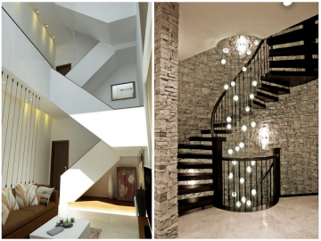 Các kiểu cầu thang gỗ đẹp và hiện đại, nhà có tiền phải làm ngay