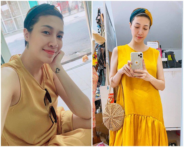 Pha Lê chửa 6 tháng vẫn amp;#34;ngonamp;#34;, mặc váy cưới khoe bụng bầu tròn xoe - 1