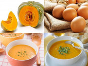 Làm mẹ - 2 cách nấu cháo trứng gà bí đỏ cho bé ăn dặm tuyệt ngon, dễ làm