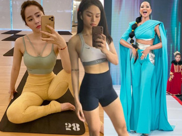 Hội mỹ nhân Việt bị quần bó chẽn hại: đỏ mặt từ phòng tập gym đến sân khấu