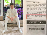 Giải trí - Sao Việt 24h: Đàm Vĩnh Hưng xuất hiện ở thông báo tuyển chồng, mẹ ruột cũng được nhắc đến