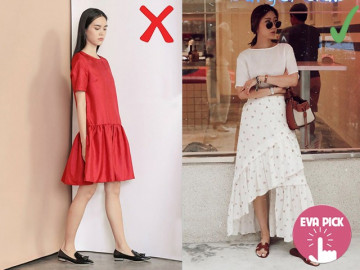 Khi nàng nấm lùn sắm váy kéo chân: có 2 mẫu cần tránh, 4 kiểu nên kết thân