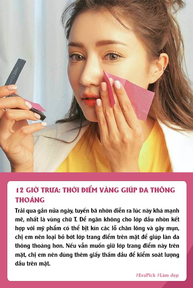 cham da dep dinh cao voi 6 khung giờ vàng, co 1 moc can than skincare thành công cốc - 4