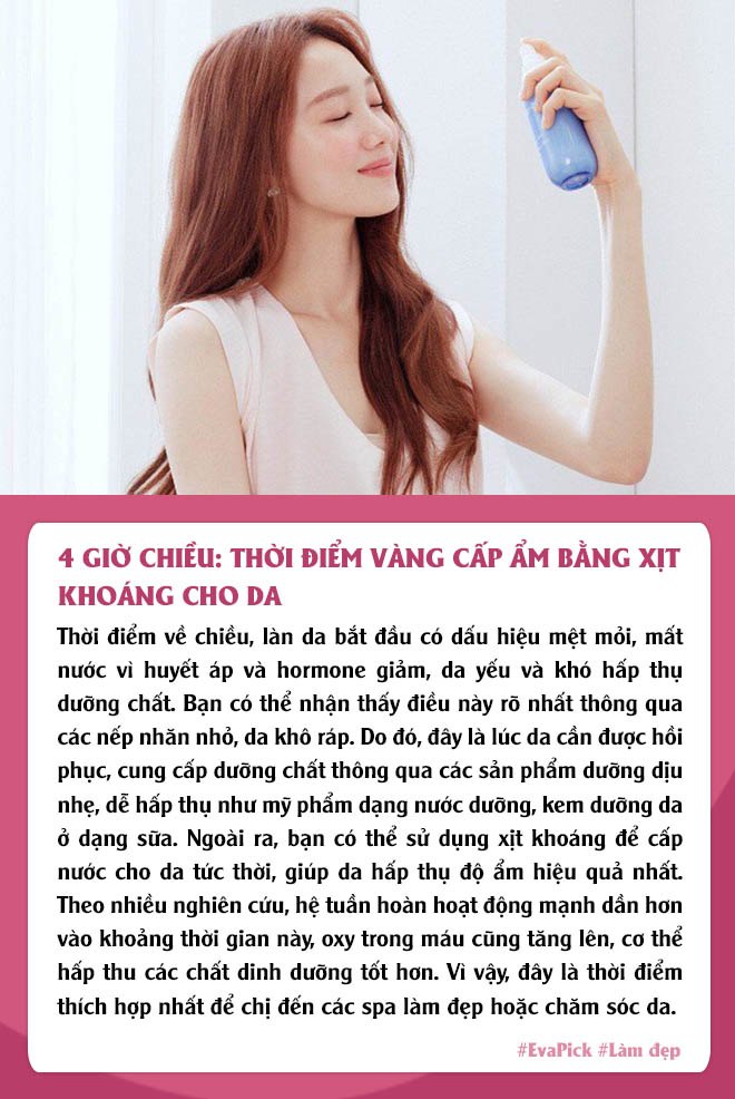 cham da dep dinh cao voi 6 khung giờ vàng, co 1 moc can than skincare thành công cốc - 5