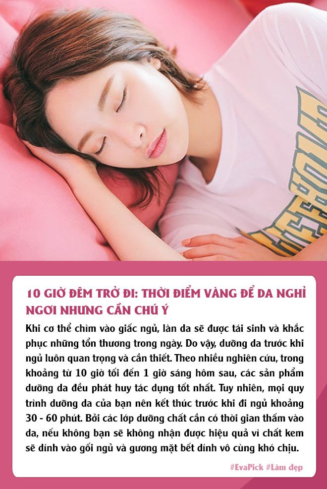 cham da dep dinh cao voi 6 khung giờ vàng, co 1 moc can than skincare thành công cốc - 7