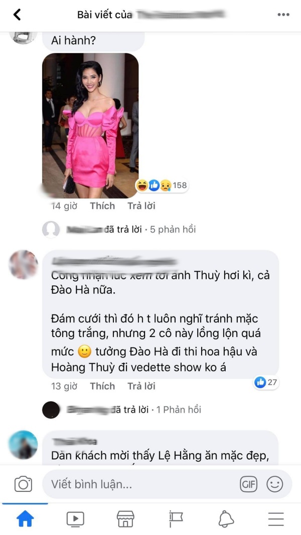 di du dam cuoi, a hau hoang thuy bi chi trich vi an mac lan at co dau - 4