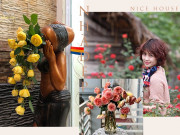 Nhà đẹp - Nữ nhân viên ngân hàng cắm hoa rẻ vẫn đẹp ngất ngây, biết giá ai cũng phục lăn