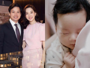 Giải trí - Cận cảnh gương mặt quý tử mới sinh nhà HH Đặng Thu Thảo, giống bố như đúc từ mái tóc