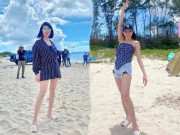 Thời trang - Thúy Ngân gia nhập hội mỹ nhân mê đi dép huyền thoại giá chỉ 20K