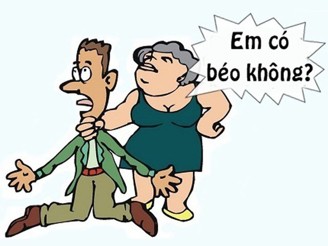 Truyện cười hay: Than thở về cân nặng của mình, vợ đứng hình nghe chồng thản nhiên đáp