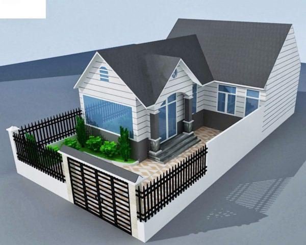 20+ mẫu nhà cấp 4 mái thái đẹp, giá rẻ được ưa thích nhất 2020 - 16