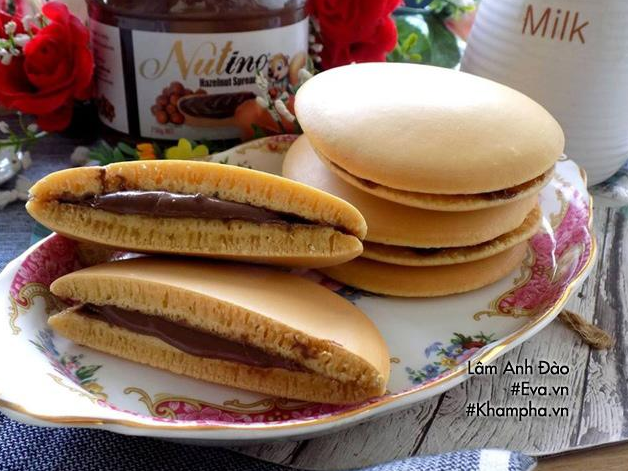 Cách làm bánh rán doremon không nhân, có nhân cực chuẩn - 8