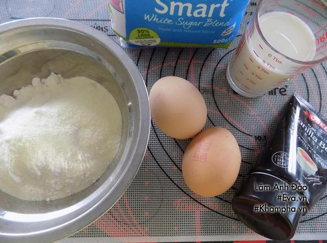 Cách làm bánh rán doremon không nhân, có nhân cực chuẩn - 1