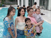 Làm mẹ - Chụp chung ảnh, người đẹp gợi cảm khiến Ngọc Trinh lu mờ, đời thực đã 2 con 2 đời chồng