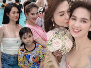 Làm đẹp - Đánh bại mọi mỹ nhân, Ngọc Trinh lại bị chị gái lấn át nhờ vòng 1 gợi cảm hơn hẳn