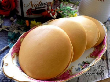 Cách làm bánh rán doremon không nhân, có nhân cực chuẩn