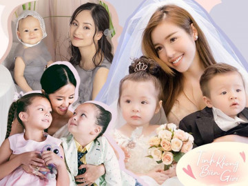 Diện mạo 10 cậu ấm cô chiêu nhiều dòng máu của sao Việt, nổi tiếng xinh xắn từ ngày bé