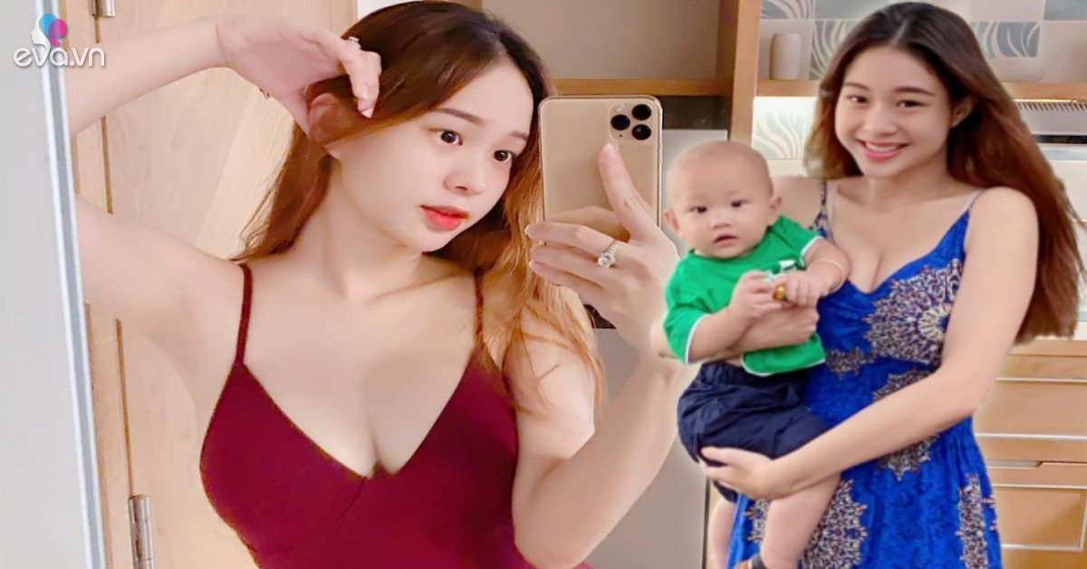 Mỹ nữ khoe ảnh chăm em, nhưng CĐM chỉ đổ dồn mắt vào núi đôi căng tròn xấp xỉ 1 mét
