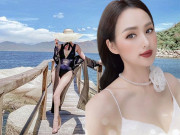 Làm đẹp - Hiếm khi diện bikini hậu sinh hai con, Tâm Tít giấu triệt mặt nhưng vẫn được khen ngợi hết lời