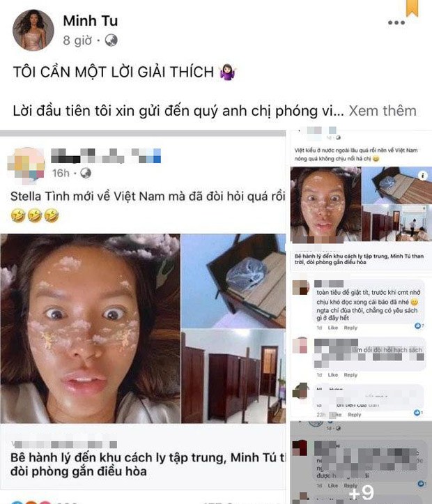 Trở về sau 4 tháng kẹt ở Bali, Minh Tú lại amp;#34;gặp họaamp;#34;, bị đồn đòi hỏi khi cách ly  - 3