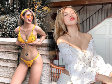 Hotgirl dùng tay đỡ vòng 1 căng đầy khi lên hình, khoe dáng táo bạo vậy ai nhìn chẳng “đổ”