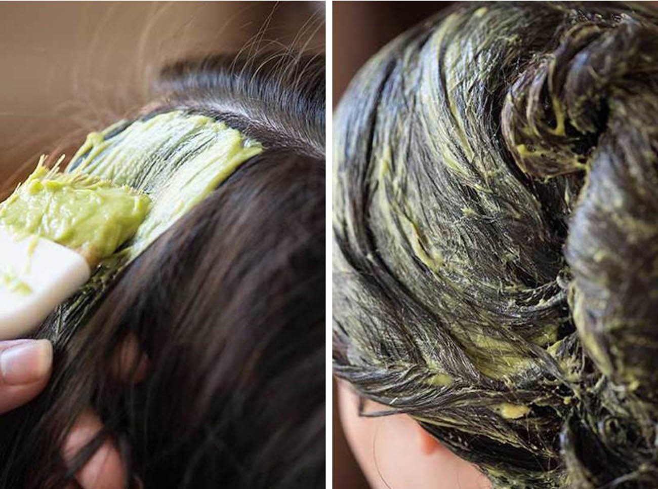 Маски для волос из листьев. Масло для волос. Нанесение масла на волосы. Маска для волос. Маска из авокадо для волос.