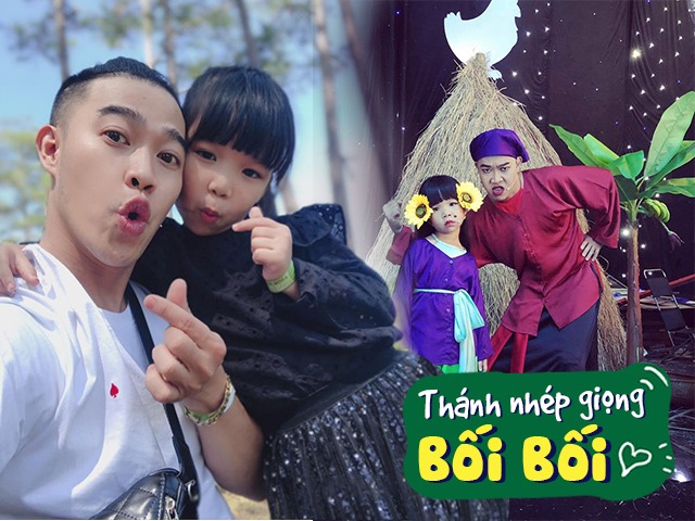 chi bang dien thoai, bo 8x giup con gai 5 tuoi noi tieng khap viet nam - 1