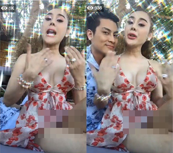 mac vay ngan ngoi livestream, lam khanh chi-phuong oanh lam cdm ai ngai vi mac loi trang phuc co ban - 3